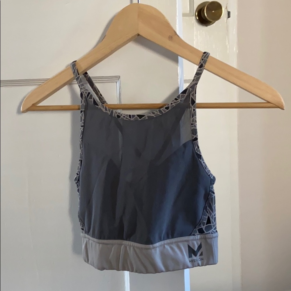 Mission Sports Bra, mesh, size Small